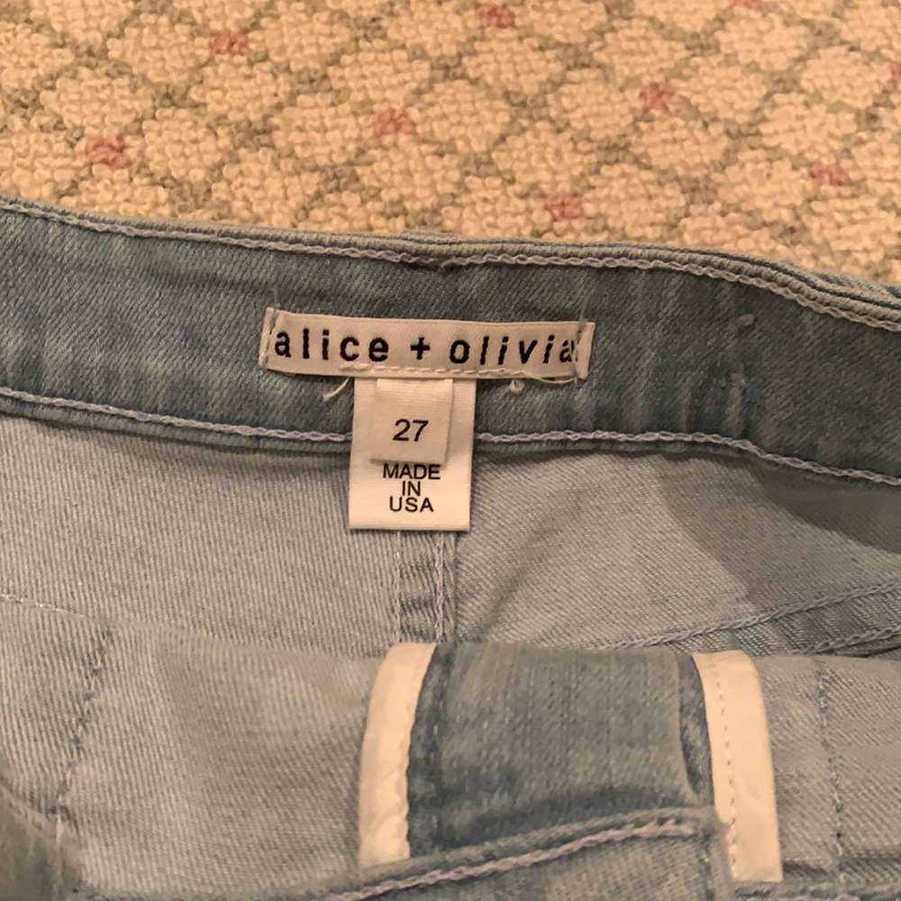 ALICE AND OLIVIA JEAN SKIRT